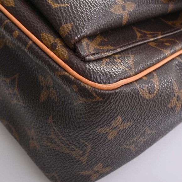 LOUIS VUITTON Monogram Vivacite PM Shoulder Bag M51165 Brown Women's - Picture 3 of 10